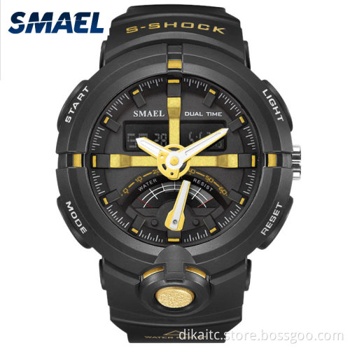 SMAEL Brand Fashion Men Sports Quartz Wristwatches Men's